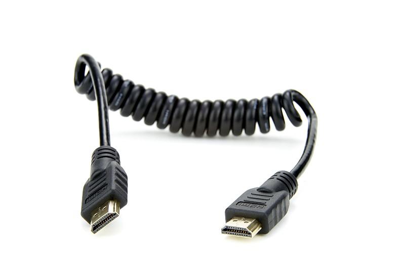 Atomos Kabel spiralny Full HDMI / Full HDMI (30-45cm) [ATOMCAB010] (w magazynie!)